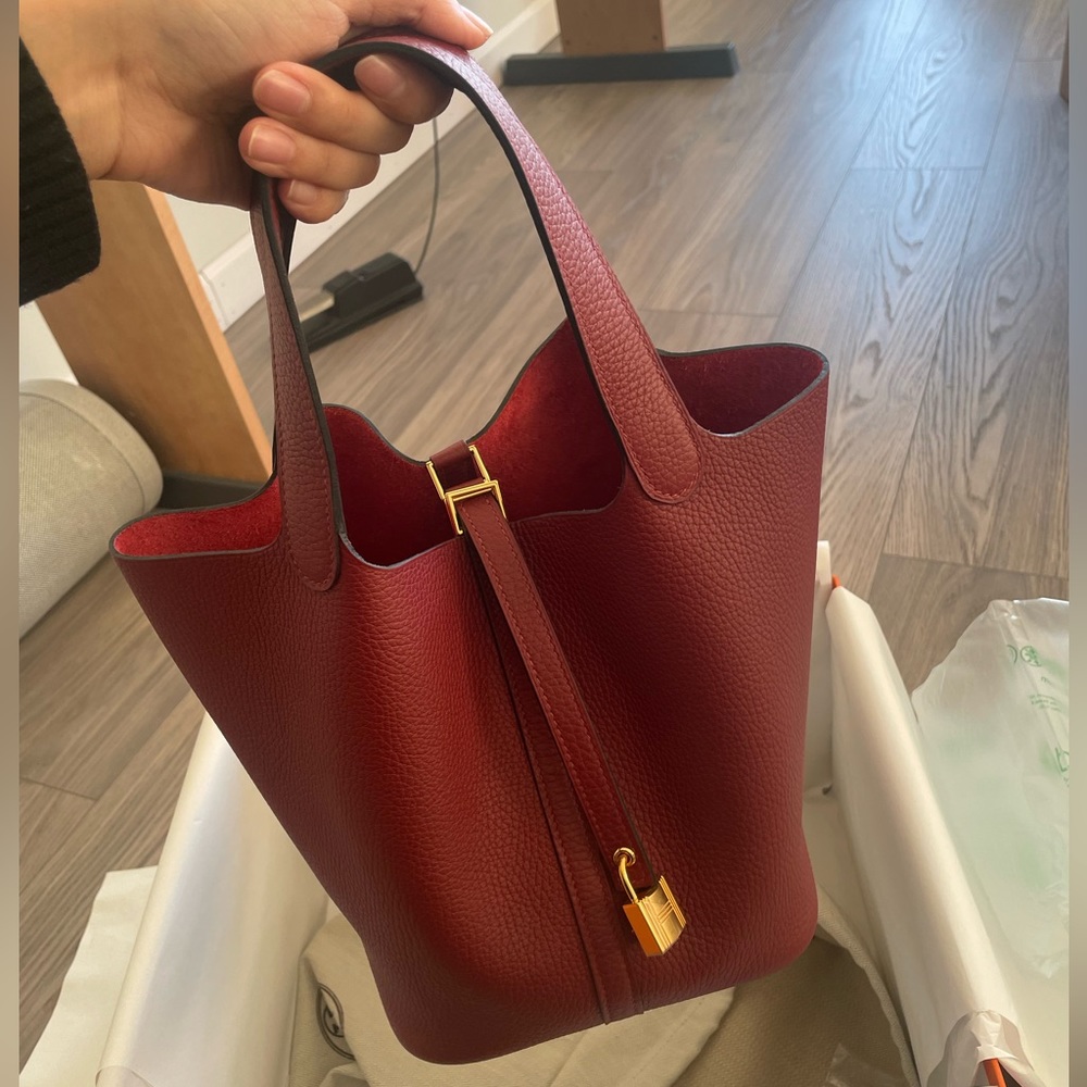 Hermes Picotin 22 Rouge H-Brand New